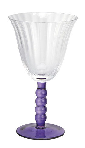 TK Maxx Weinglas mit lila Stiel 5.99&euro;