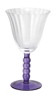 TK Maxx Weinglas mit lila Stiel 5.99&euro;